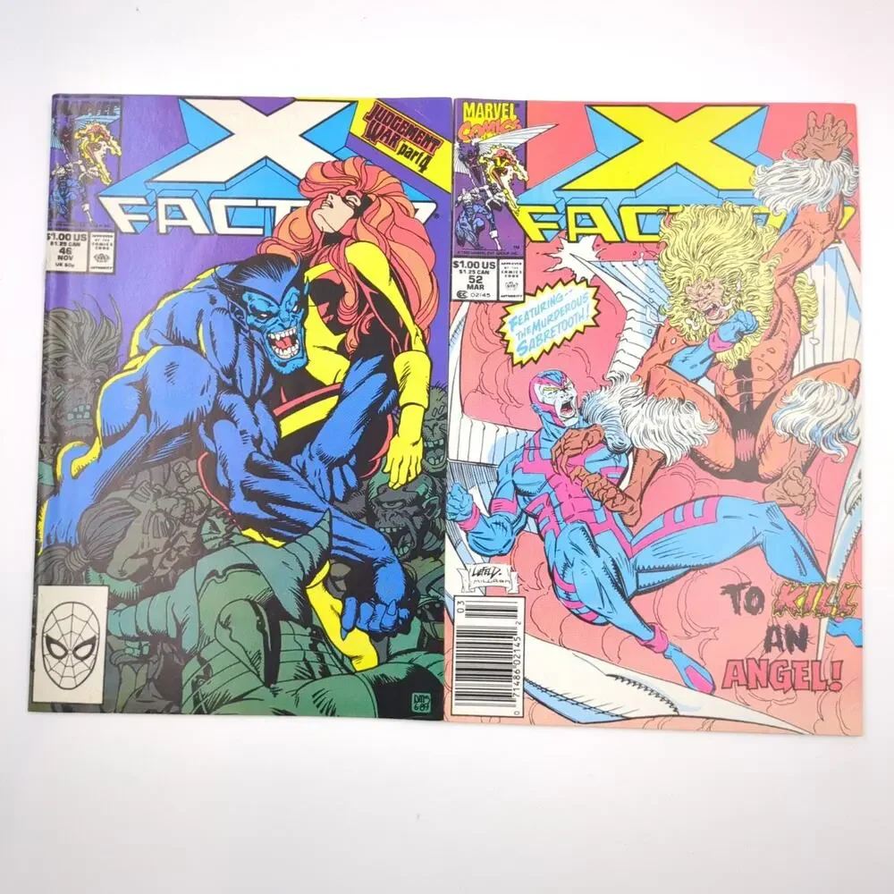 X-Factor 8 Comic Lot 43 45 46 52 54 55 56 59 Marvel Copper Age Cyclops Beast